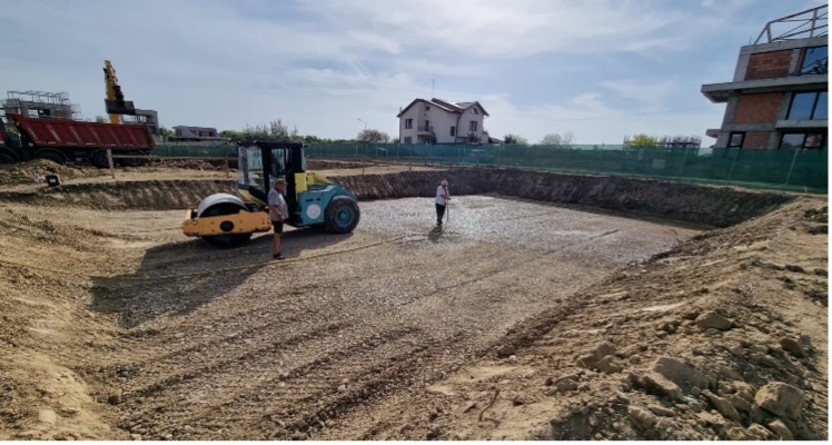 Lucrări de infrastructură rutieră în Green Lake