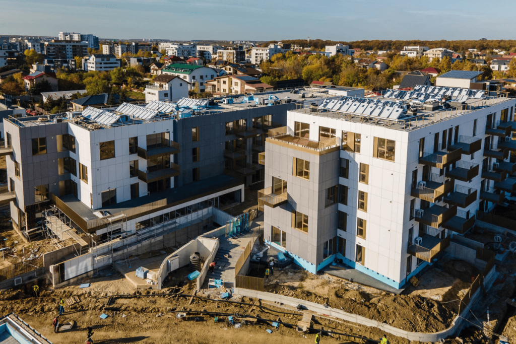 Apartment buildings, Lot B, Green Lake, Sector 1